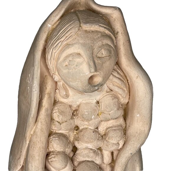 RARE Storyteller Native Greenware Figure Vintage Unpainted 8 inch high - Picture 2 of 13